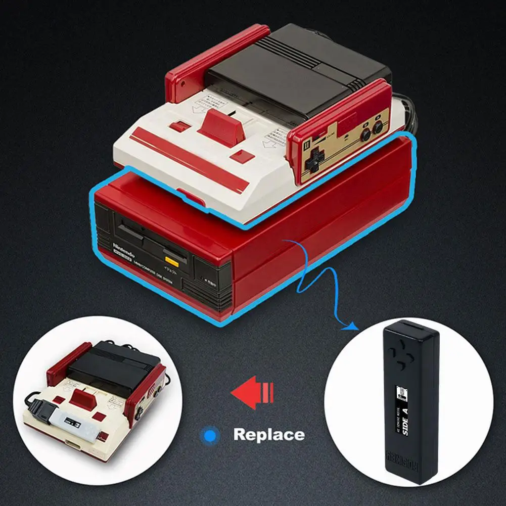 

FDSKey Drive Emulator Disk Simulator System Drive Simulator with FD Memory SKey FC AV Display Accessory Card OLED Famicom 4 S9N9