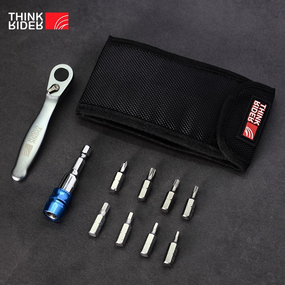 ThinkRider Mini Ratchet Spanner Single Ended Quick Release Socket Repair Tools Universal Repair Tools