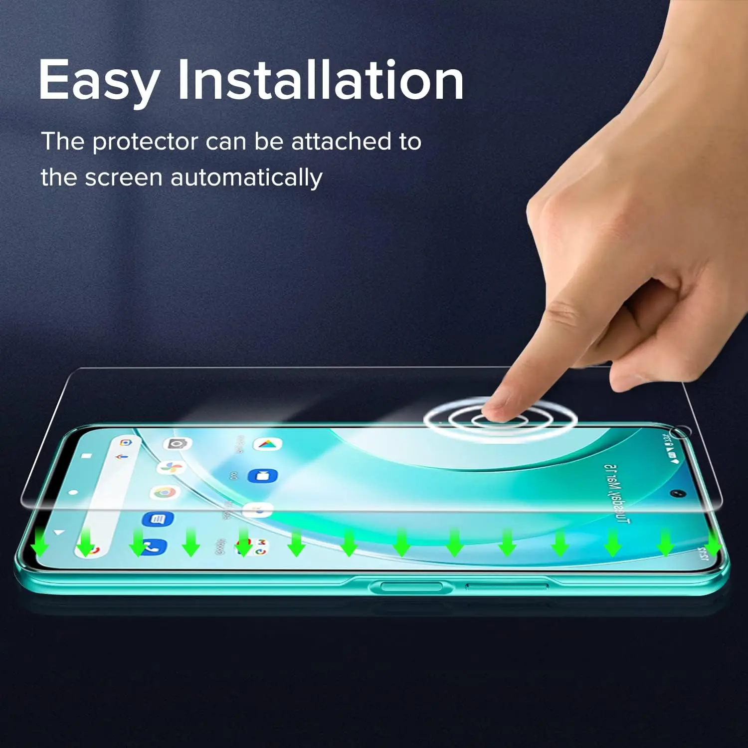 Premium 9H Tempered Glass Screen Protector Film (2/4 Pack)
