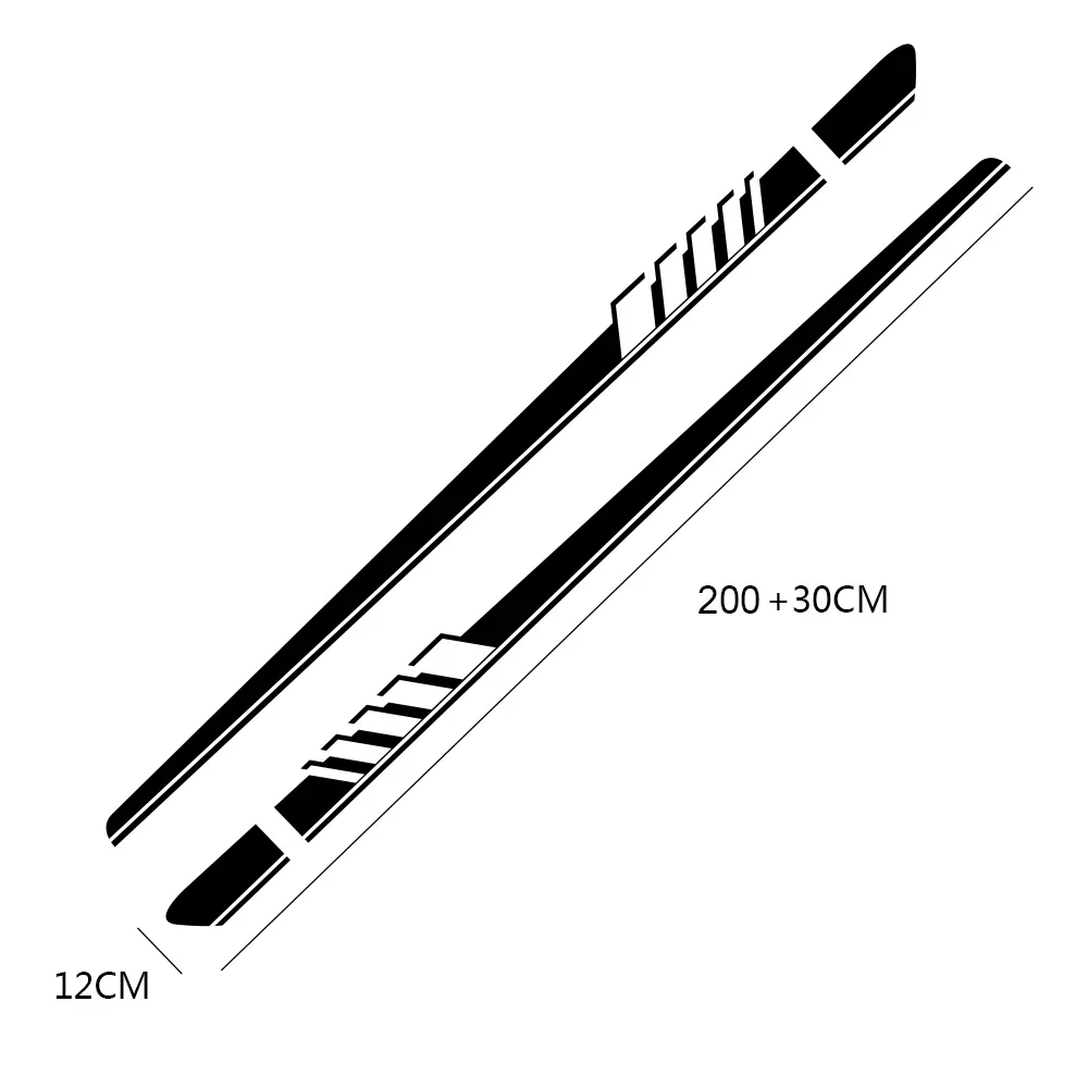 2PCS 자동차 스티커 자동차 바디 방수 데칼 메르세데스 벤츠 W204 W203 W205 W212 GLC CLA GLA AMG C180 C200 C300 C63 쿠페 C43