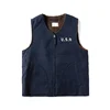 Endeavour&Bloom WWII USN N-1 Deck Vest Wool Lining Sleeveless Jacket Waistcoat 2