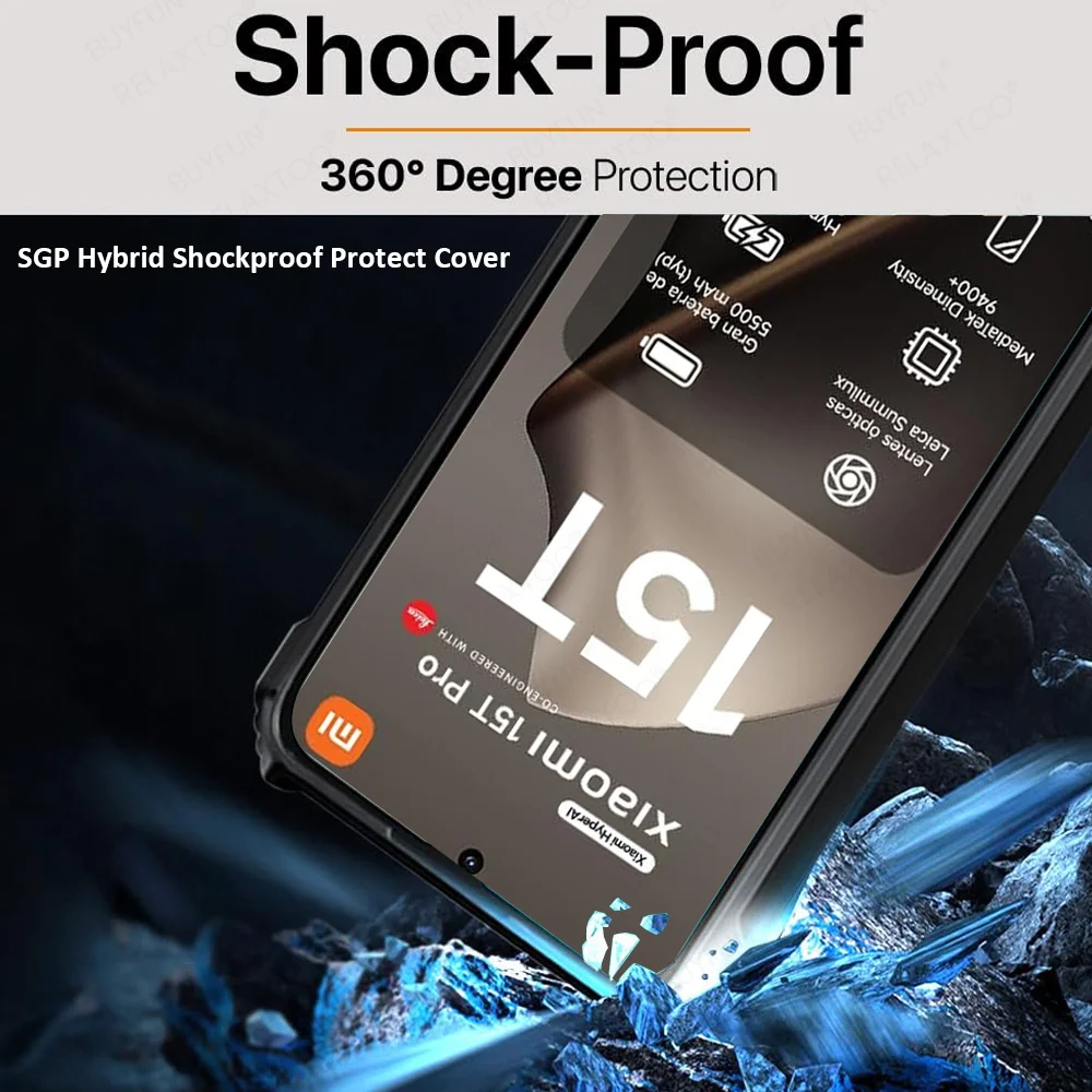 Acrylic Transparent Shockproof Phone Case - Durable Hard PC + TPU Back Cover
