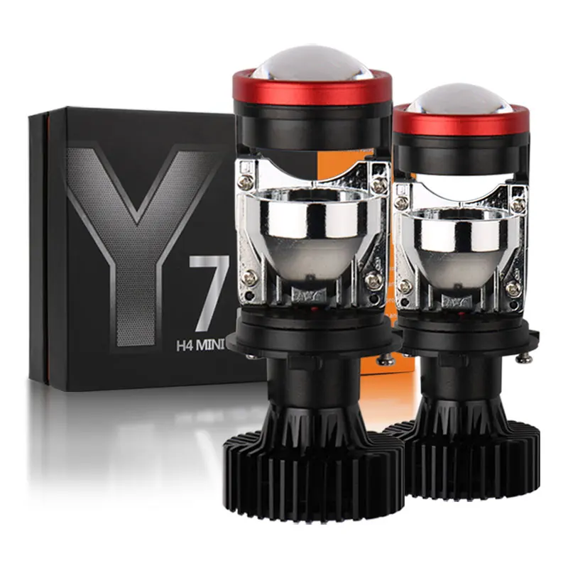 

H4 Canbus Projector Lens Headlight Bulbs With Cooling Fan For Cars Motorcycles Light 6500K Dual Beam Led Car Lighting