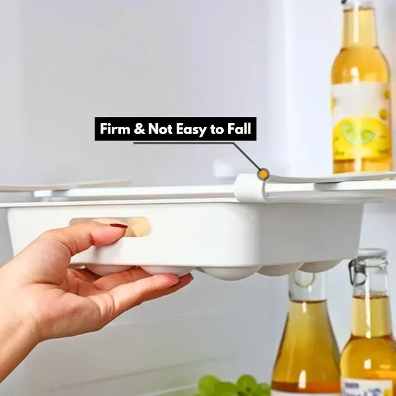 Fridge Egg Drawer Organizer Holder Trays Refrigerator Egg Container Egg Storage Bin Home Kitchen Supplies 3