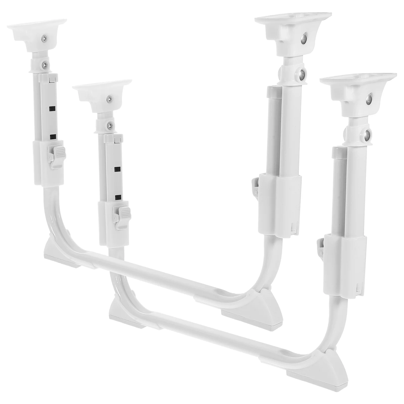 Bed Workbench U-Shaped Folding Tabel Legs Metal Table Support Legs Adjustable Height Self-Locking