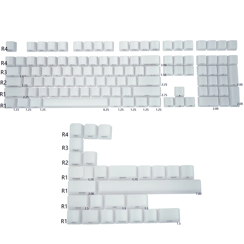 coreanas e japonesas para chaves Cherry MX,