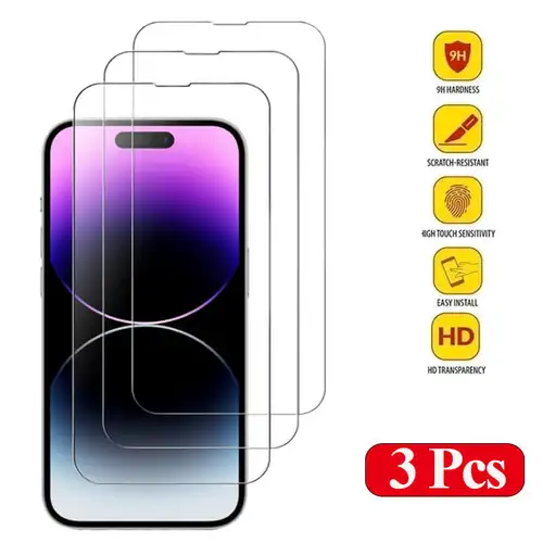 Tempered Glass for iPhone 14 Pro 15 16 17 18 13 12 11 Pro Max Screen Protector for iPhone 15 Pro Mica for iPhone 13 14 Pro Glass - Image 7