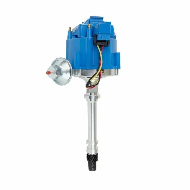 

For Chevy GMC 4.3L V6 V-6 262 Super 65K Coil Hel Distributor Efi TO Carb Swap Blue