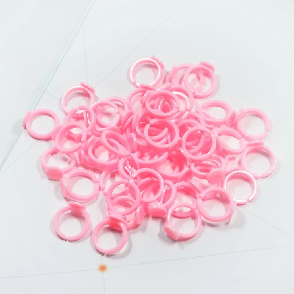 50 Pieces Adjustable Ring Base Handmade Jewelry DIY Children Ring Base Findings