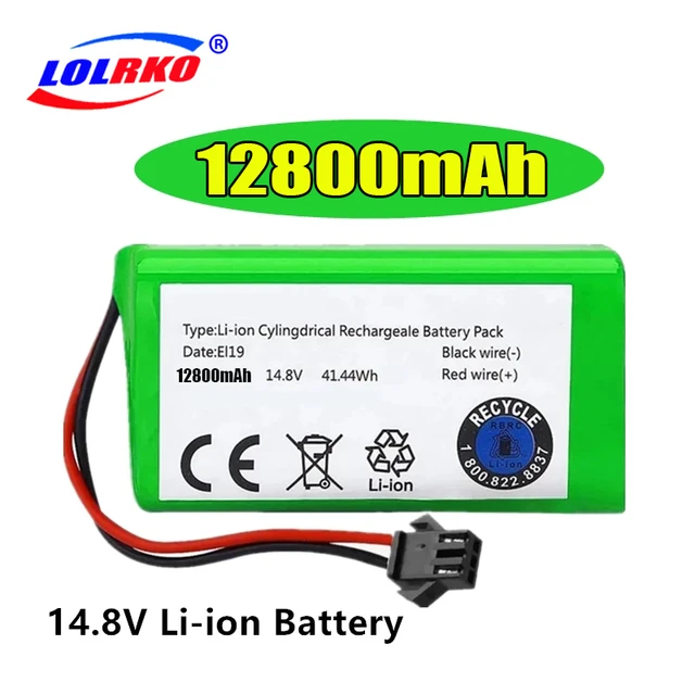 14.4V 12800mAh Li-ion Battery for Conga Excellence 950 990 1090 1790 1990  Deebot N79S N79 DN622 Eufy Robovac 11S 12 X500 - AliExpress