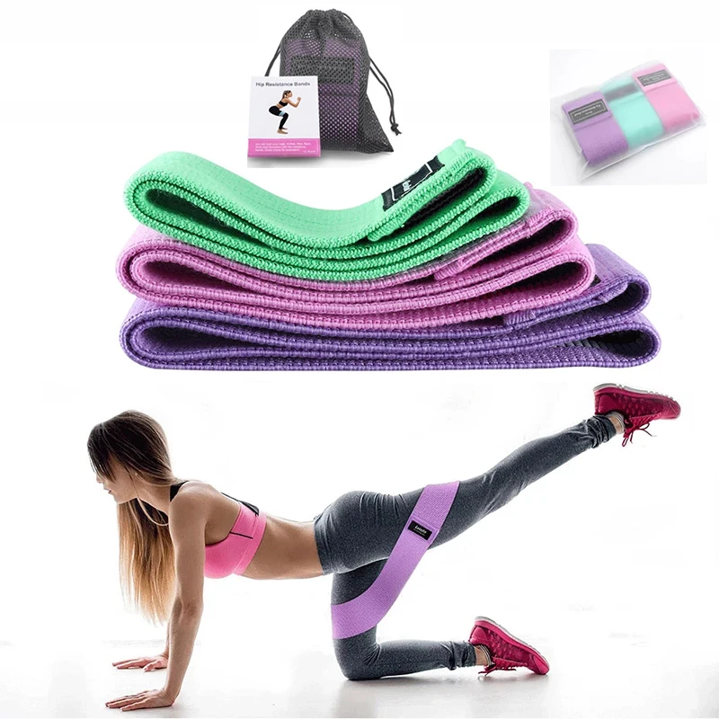

Fitness Exercise Band Loops Resistance Bands Set For Hips Glutes Workout Booty Bands Crossfit Home Yoga Pilates Training