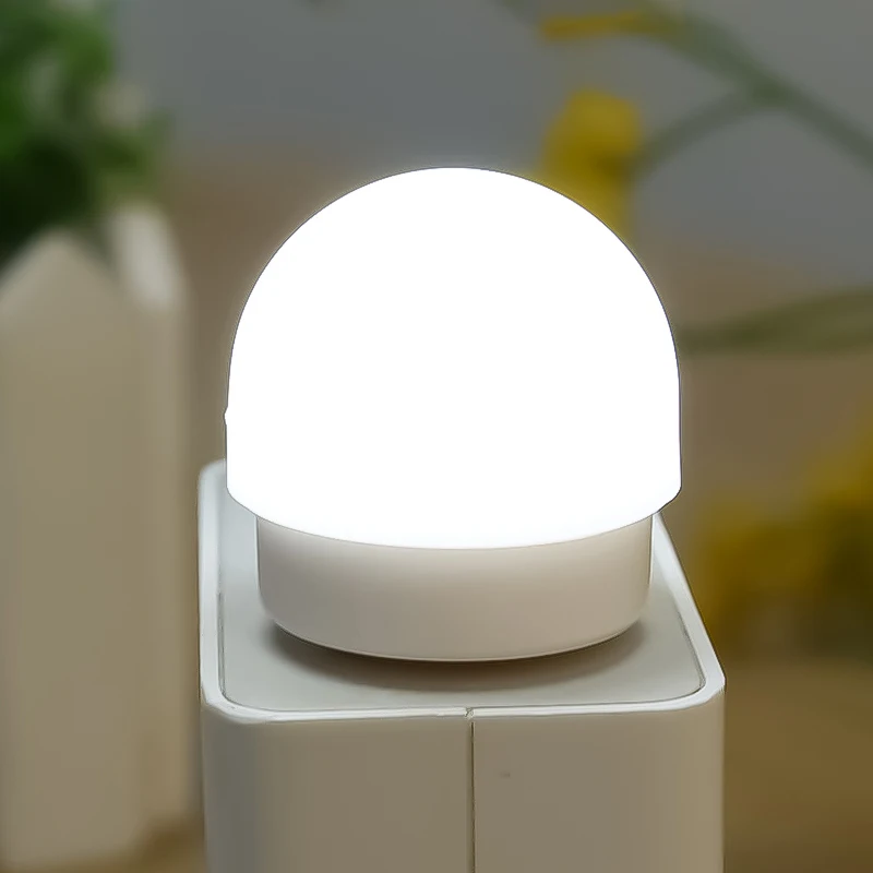 USB Plug Lamp Small Mini Book Lamps LED Night Light Computer Mobile Power Charging LED Eye Protection Round Reading Light 1-8Pcs mini night light,led lamp,desk lamp