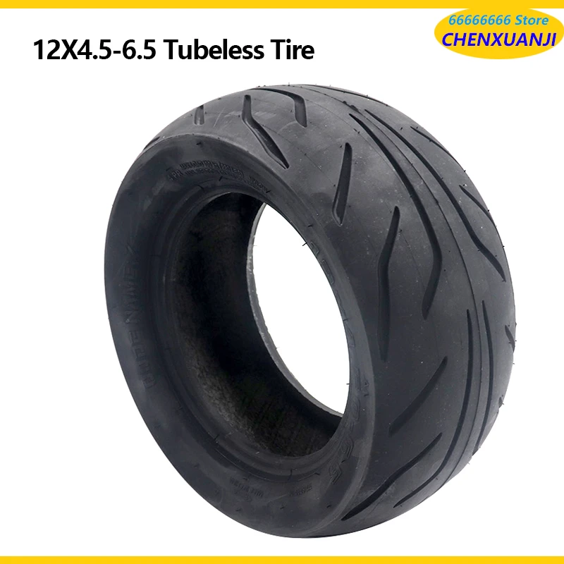 12x4.506.5 Tubeless Tires 12 Inch Tyre For Scooter Wearresistant New