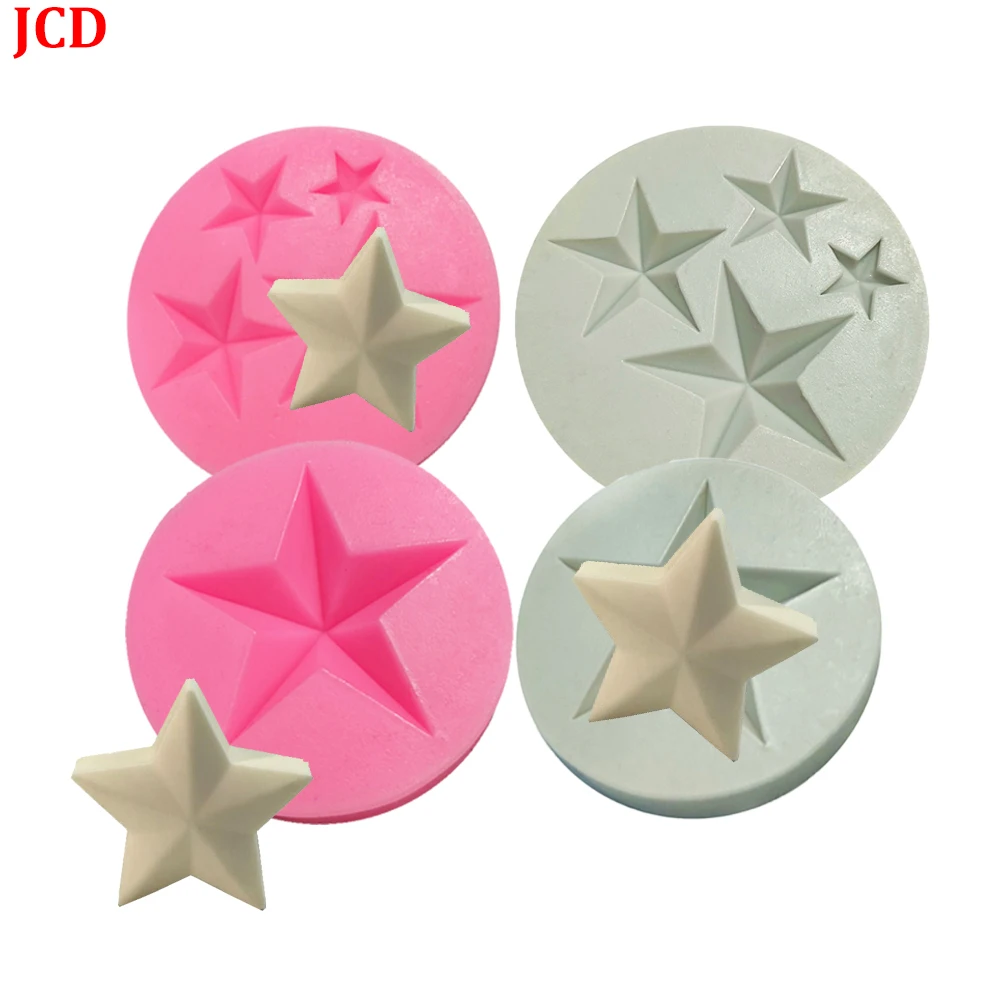 

1Pcs Five Star Manual Chocolate DIY Silicone Mold Sugar Turning Silicone Mold Cake Decorative Lace Sugar Turning Silicone Mold