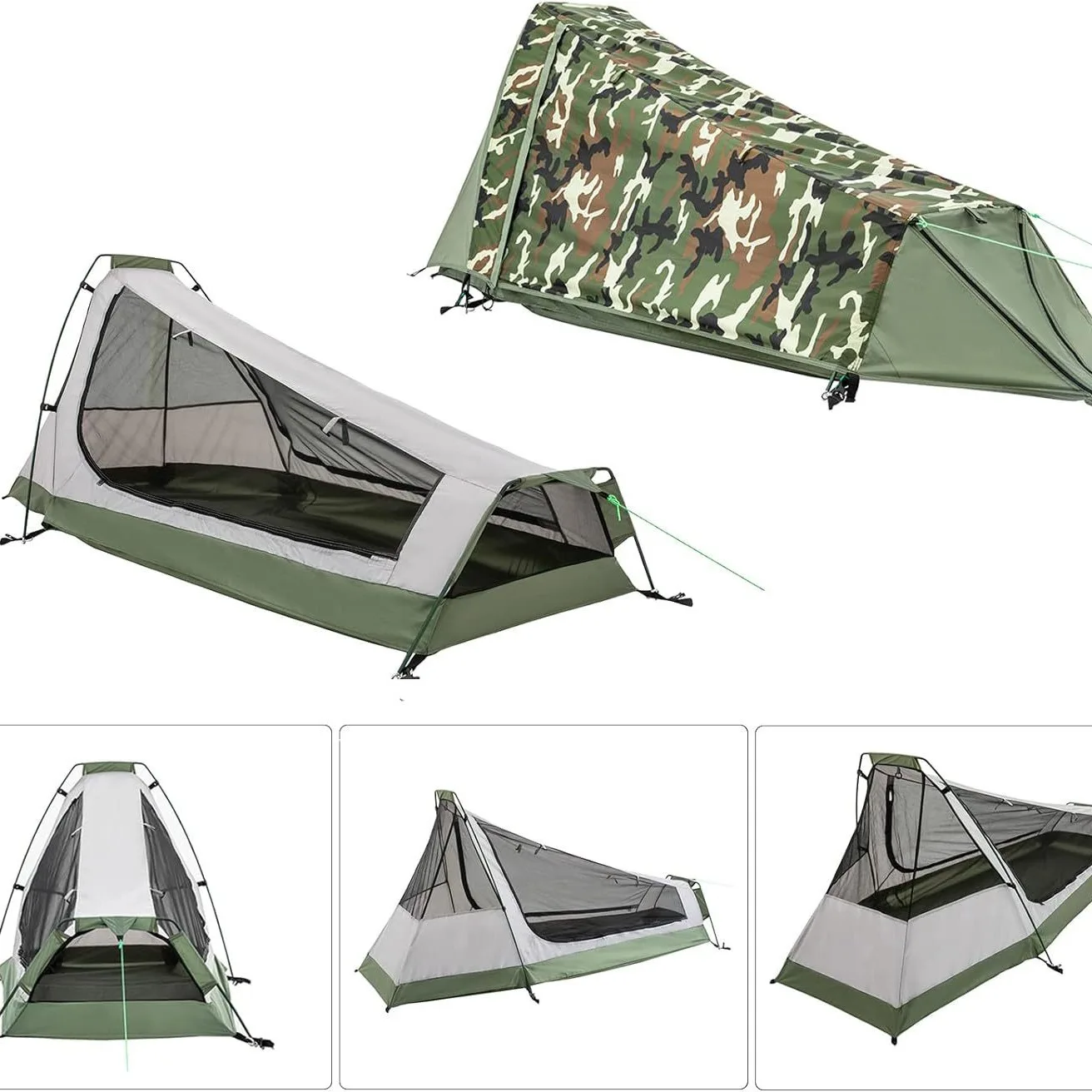 Ultralight Camping Tent Rainproof Singe Person Tent 210x100cm Mini Tunnel camping tent portable tent