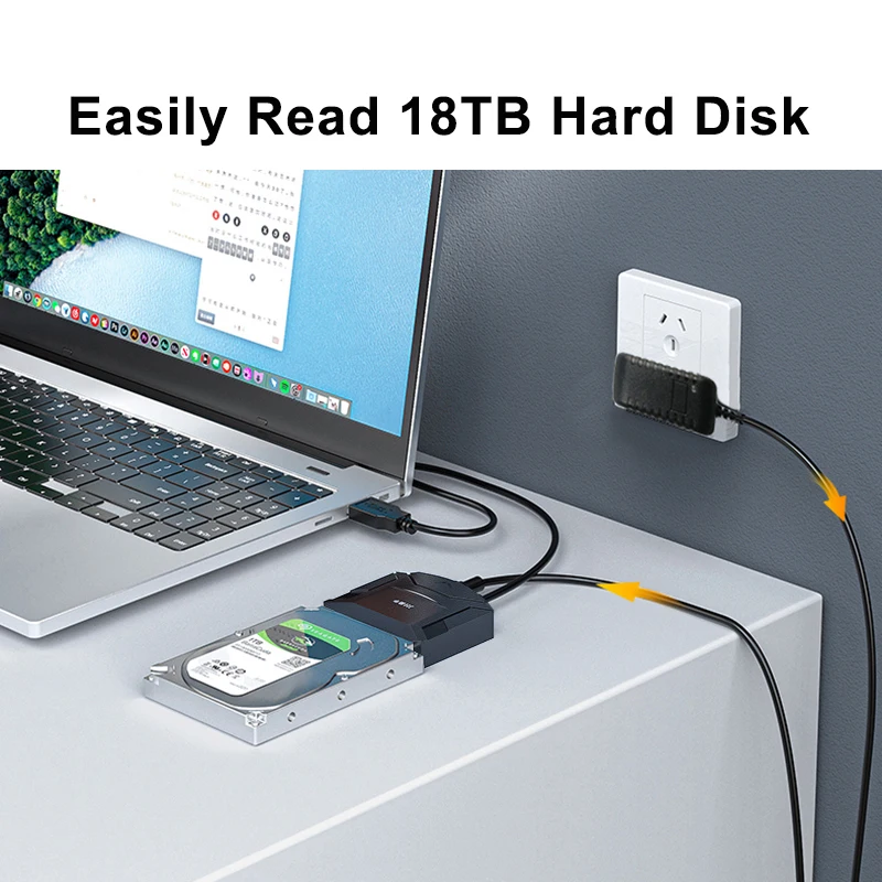 Sata para Usb 3.0 Cabo Adaptador para Disco Rígido Externo Conversor de Cabo Hdd Ssd 2.5 3.5 - Imagem 5