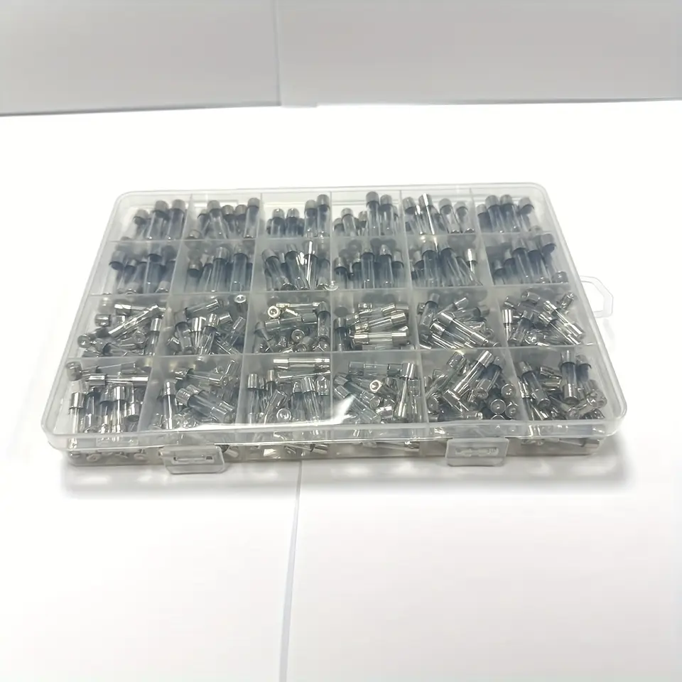 360pcs Automotive Glass Fuse Assortment Kit 250V 0.5A-25A 5x20mm 6x30mm Diameter Electrical Fuses for Cars with 24 Values image 4