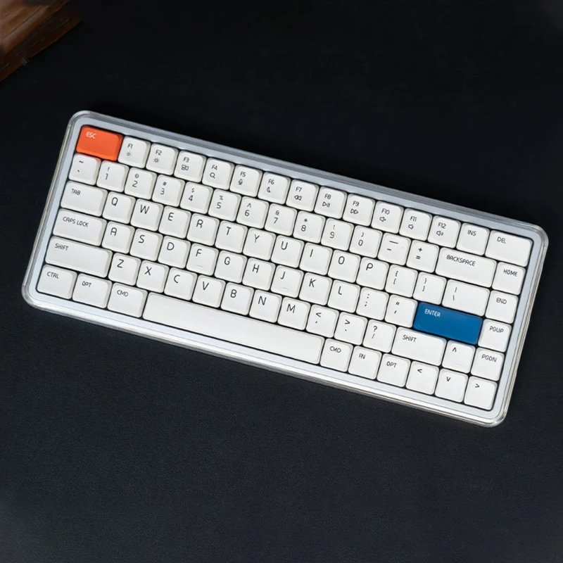 Melgeek O2 Üç Modlu Kablosuz Düşük Profil Mekanik Klavye Mac Dizüstü Bilgisayar Ofis Taşınabilir Conta Yapısı Klavye İçin Uygundur