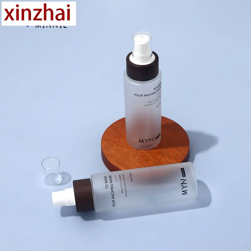 150Ml cylindrical fine mist perfume spray bottle plastic spray bottle cosmetics sub-packaging 100ml
