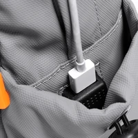 Sac à bandoulière en nylon imperméable-sac à dos de poitrine pour hommes, sac messager à bandoulière compact, sac de voyage et de randonnée en plein air 5