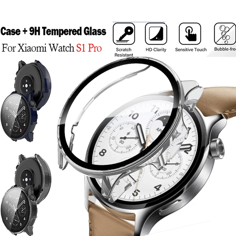 Durable Glass Screen Protector Case - Hard Protective Cover
