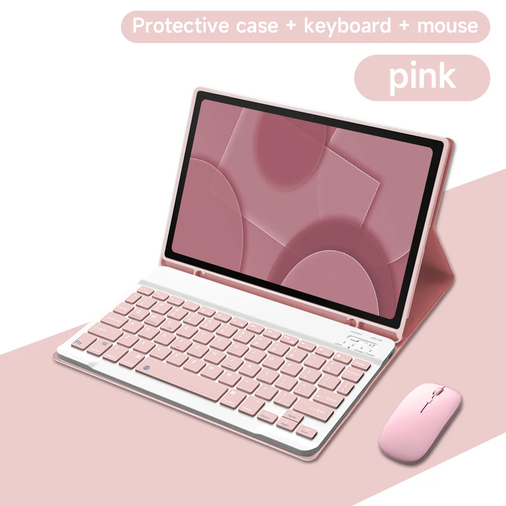 Universal Tablet Case with Bluetooth Keyboard and Mouse