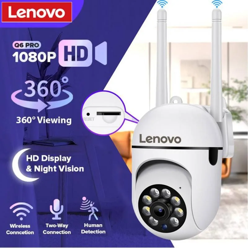 720p Lenovo Ip Camera 2.4g Wifi Surveillance Cameras Night Vision