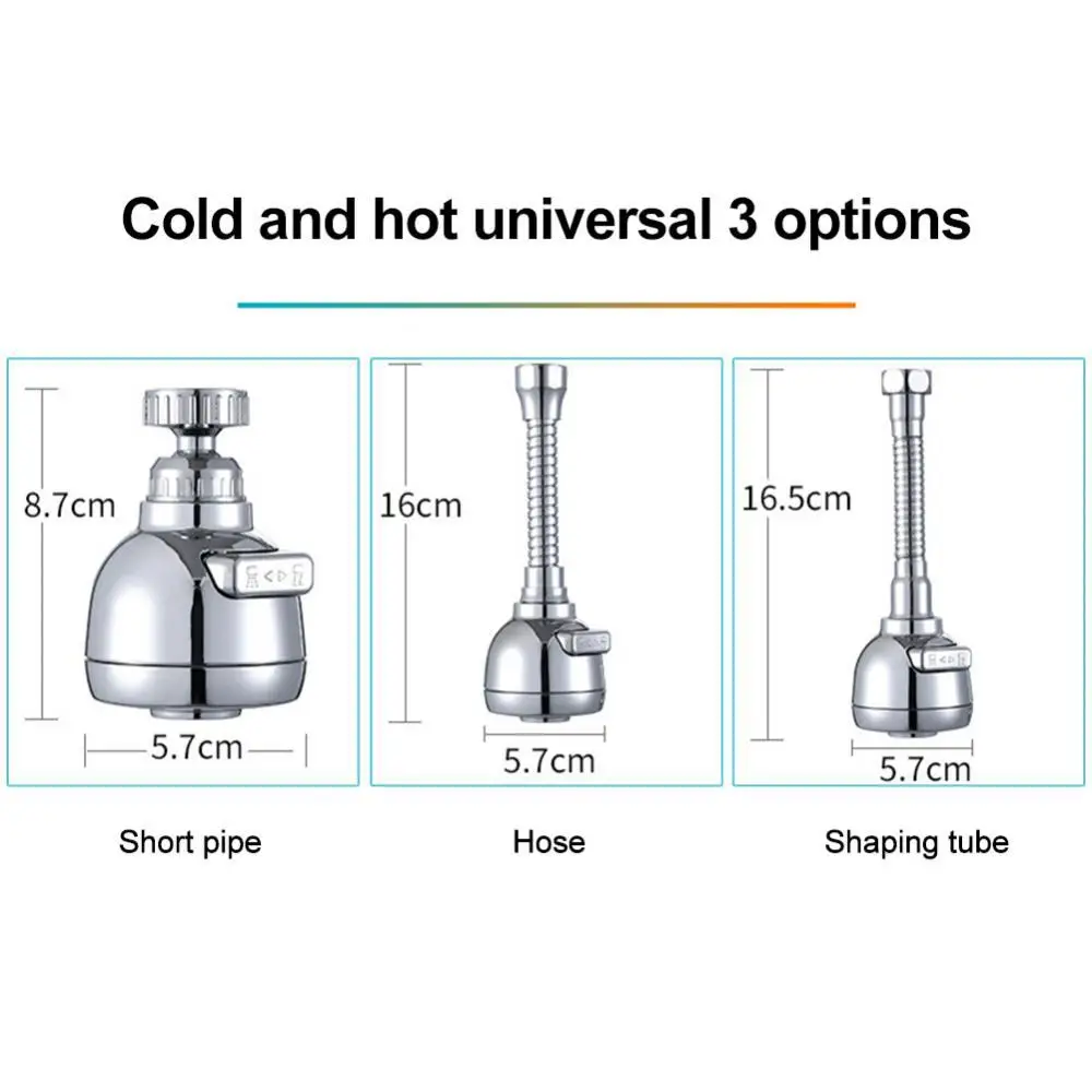 Description Picture 2 of item360 Degree Swivel Kitchen Sink Faucet Aerator Dual Mode Water Saving Tap Aerator Faucet Nozzle for Kitchen, Bathroom Faucet