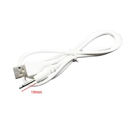 Universal USB to DC 2.5mm Charging & Audio Cable for Power Supply and Single - Channel Audio (19mm)