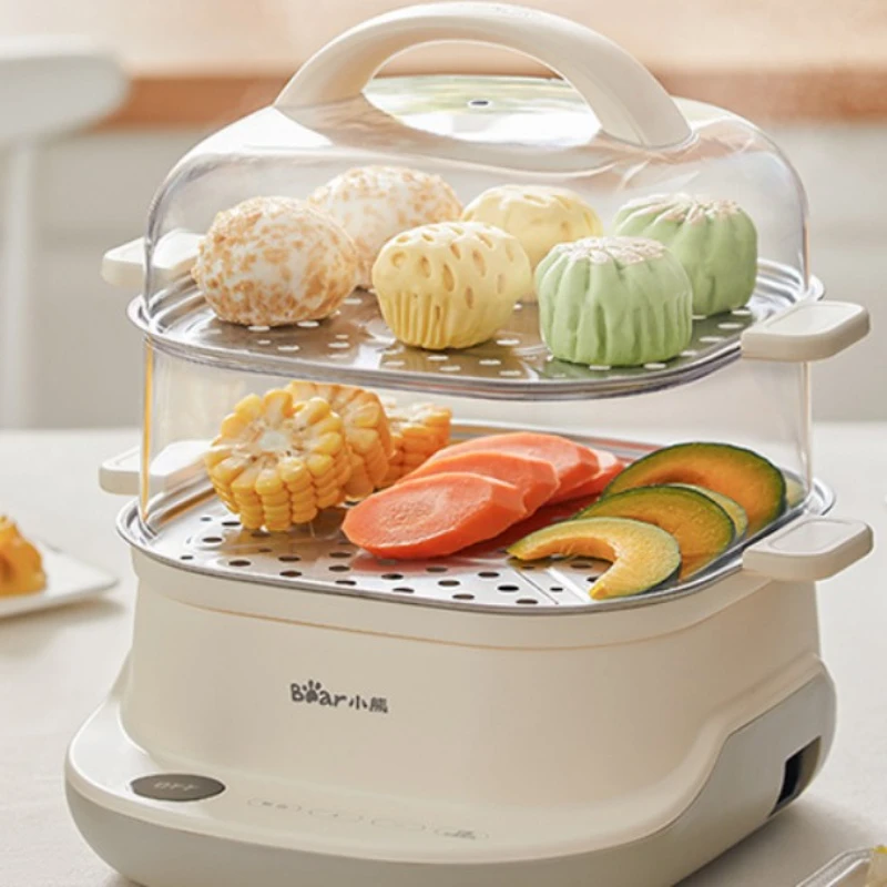 Steam Food Machine Household Electric Kitchen Bear Drawer CHANG FEN Home Small Mini Breakfast Multifunctional Steamer Appliances