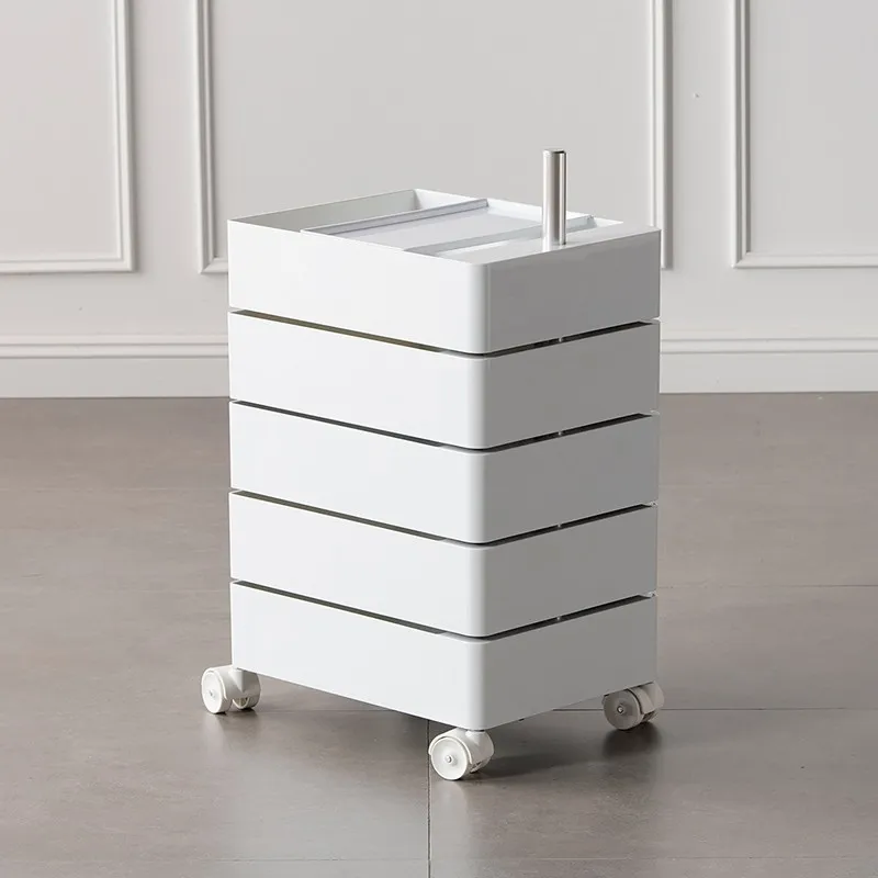 

Kawaii Modern Night Table White Drawers Minimalist Mobile Nightstand Space Saving Storage Mesitas De Noche Bedroom Furniture