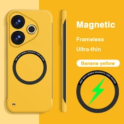 Custodia per telefono in materiale magnetico durevole, senza bordi, con retro skin-friendly