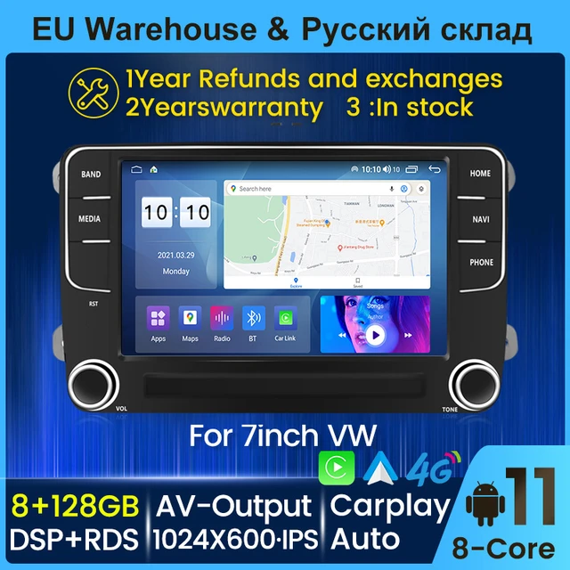 Autoradio Android CarPlay VW Polo Golf 5 / 6 Polo