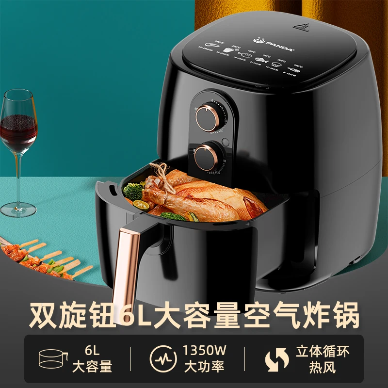 Outdoor Home Air Fryer 220V Oven Large Capacity Intelligent Oil-free Small  Multi-functional Automatic Electric Heat One Machine