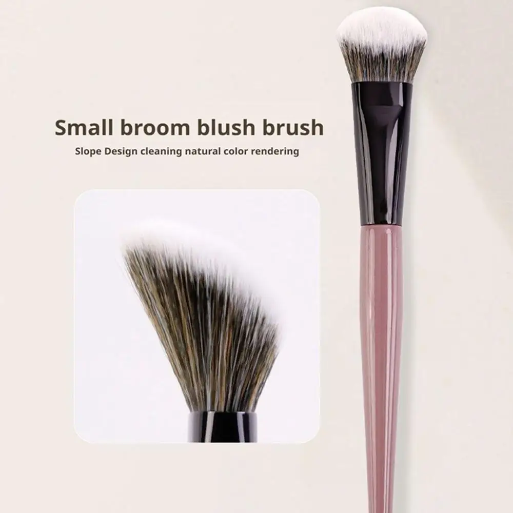 slope Blusher Brush Powder Blush Cream Liquid Blush Makeup Brushes Flat Small Precise Blush Brush Makeup Tools 6