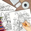 1pc Art Coloring Book 22 Page Coloring Books Gift For Birthday Party Relieve Stress Kill Time Graffiti Painting Drawing Art Book 6