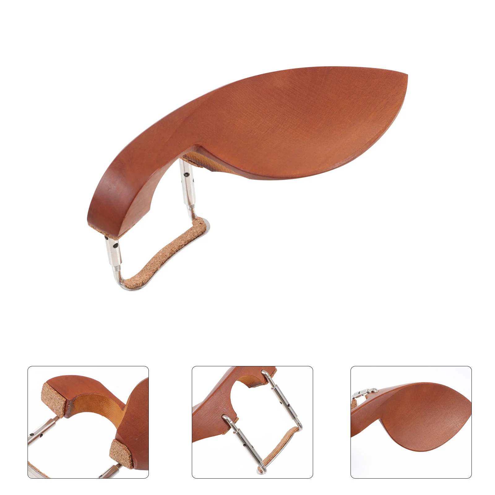 

Violin Accessories Wooden Chin Rest Portable Bracket Parts Accessory Jujube Playing Supplies
