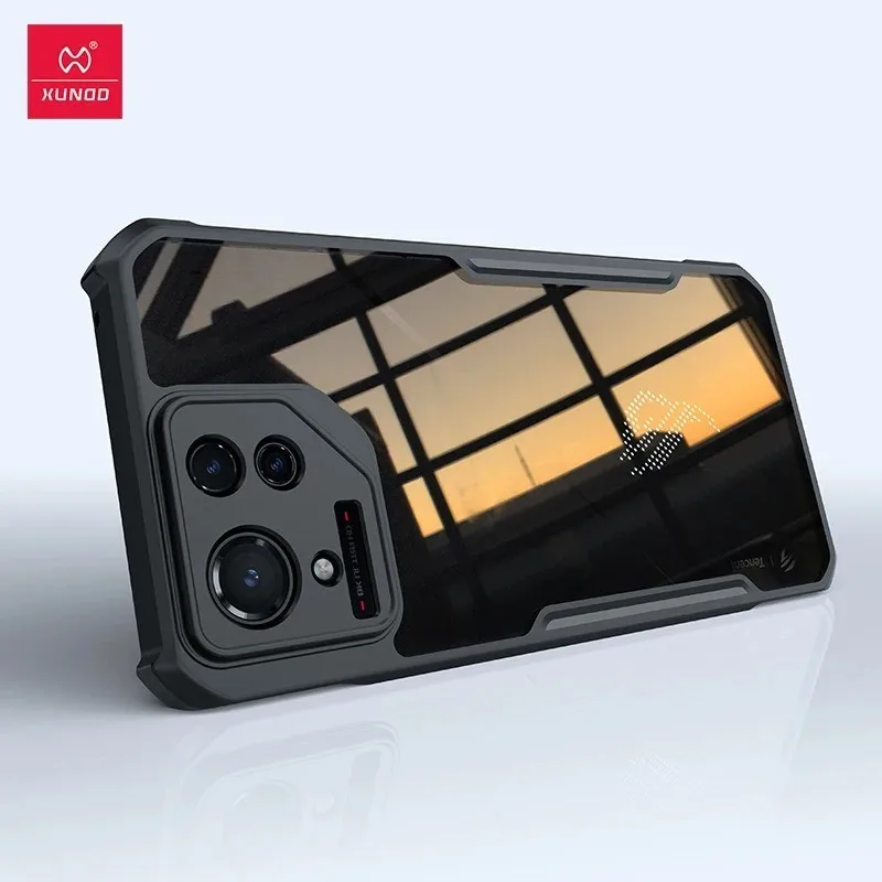 Per Asus Rog Phone 8 / 8 Pro Custodia Xundd Airbag Antiurto Trasparente Pc + Tpu Cover Posteriore Protettiva