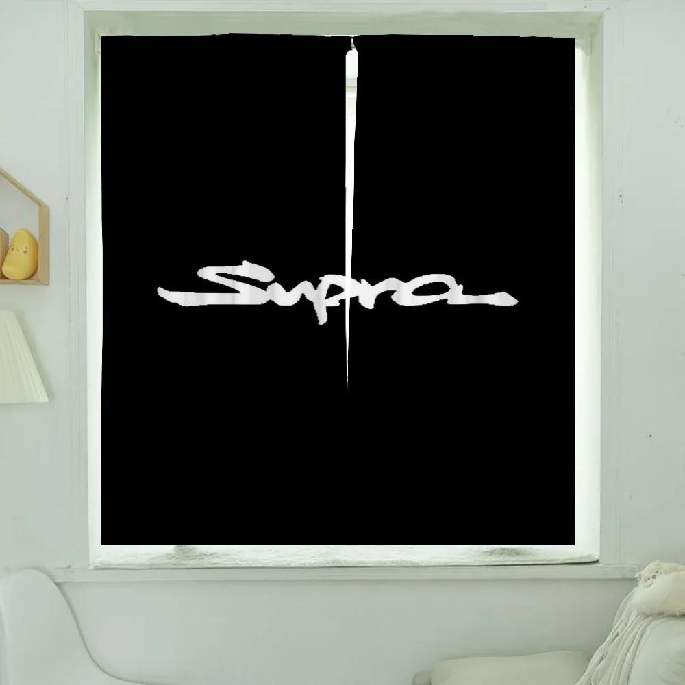 Window Kitchen Curtains for Living Room 2 Pieces Blackout Curtains Door Curtain T-toyota-a S-supra Bedroom Decoration Partition 3