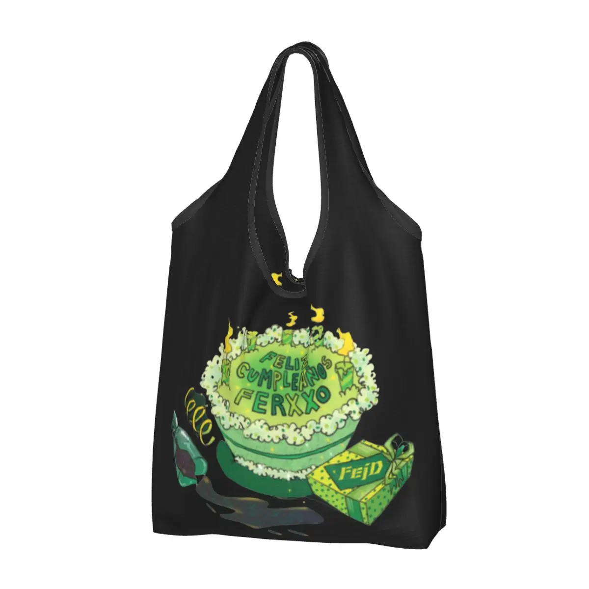 

Продуктовые сумки Ferxxo, Прочная Большая складная Тяжелая сумка-тоут для покупок, моющаяся прикрепленная сумка