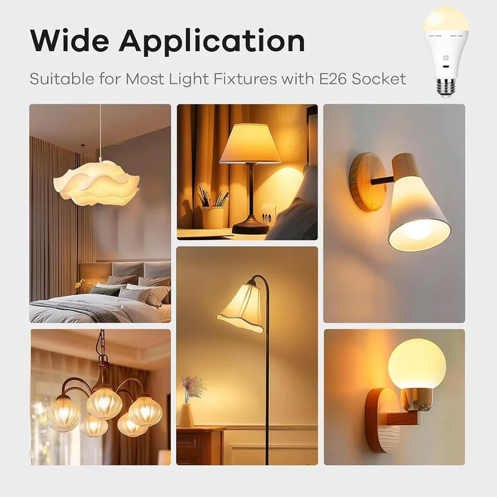 Rechargeable LED Emergency Bulb with Remote Control