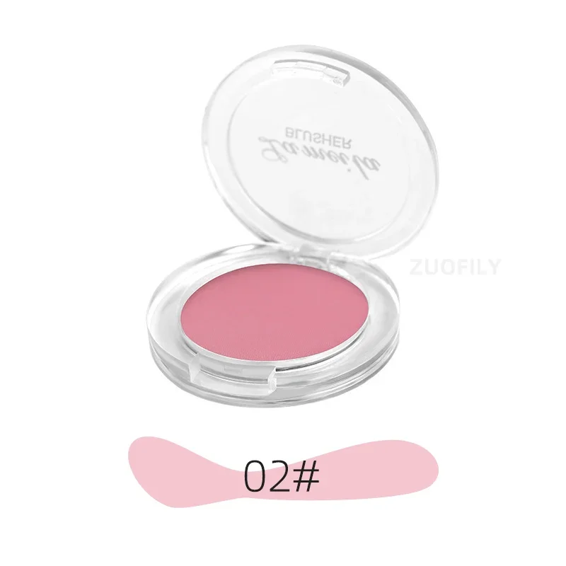 Monochrome Blush Pallete 6 Color Peach Cheek Blusher Powder Makeup Contour Shadow