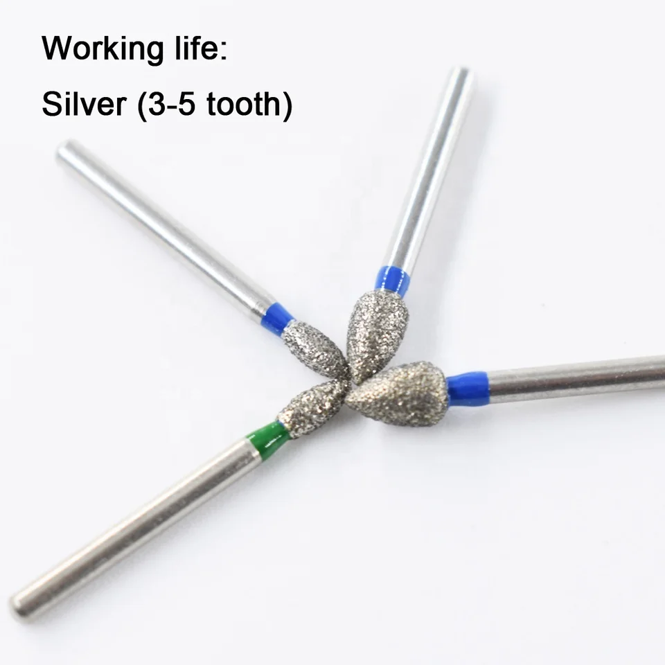 AZDENT Dental Tungsten Carbide FG Burs / Endo Burs - Friction Grip For High Speed Handpiece