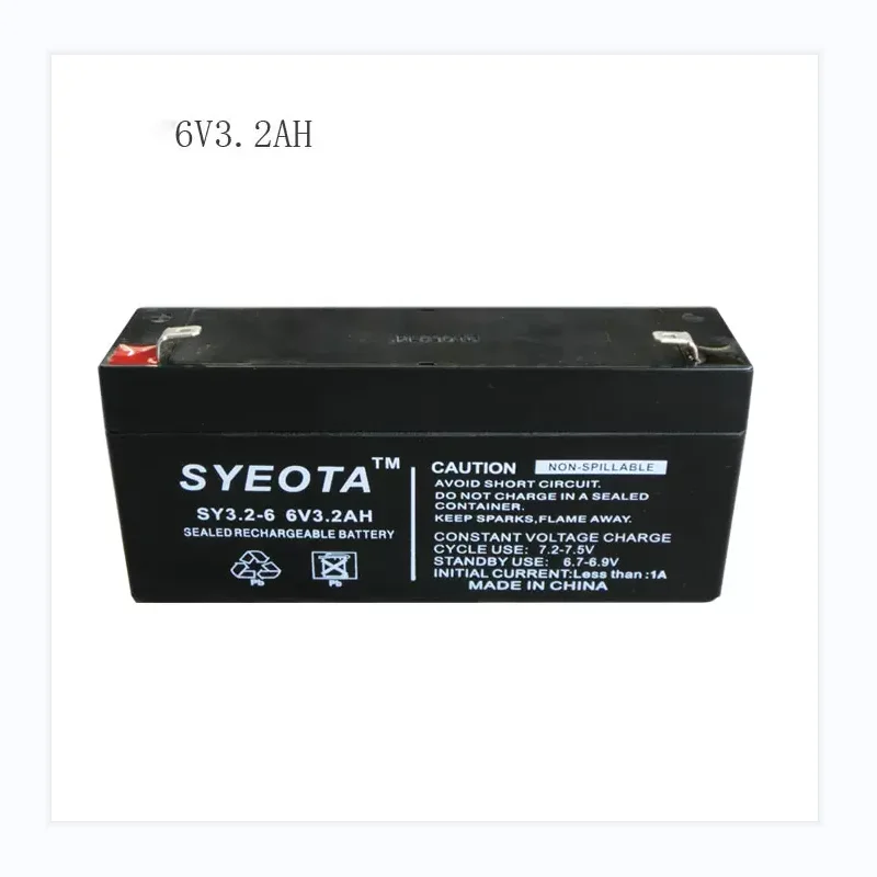6V3.2AH Battery Rechargeable for Children Toy Electronic Scale Lead-acid Accumulator