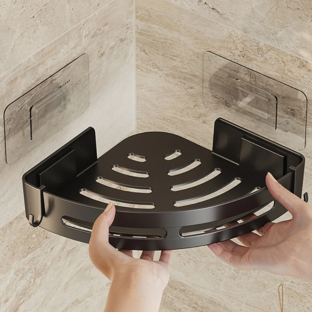 1/3 PCS Bathroom Shelf Storage Organizer Shower Caddy Strong Adhesive Wall Corner Organizer for Shampoo Towel Storage
