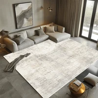 Nordic Abstract Style Living Room Carpet Light Luxury Rugs for Bedroom Decoration Large Area Non-slip Washable Coffee Tables Mat 2