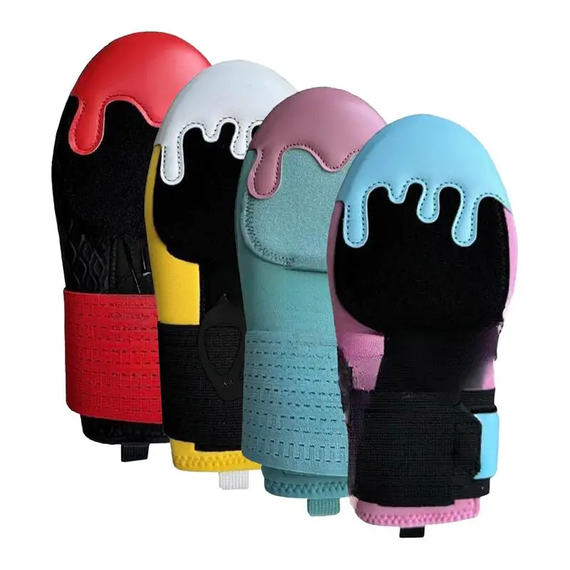 Baseball Sliding Mitt Youth Baseball Sliding Mitt Mitten With Elastic Compression Strap Adjustable Wrist Compression