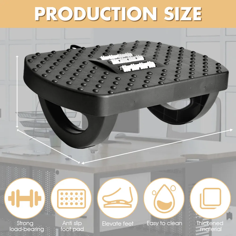 يوفر مسند القدمين المريح هذا، المزود ببكرات تدليك،...