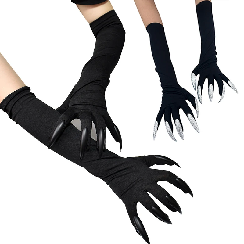 Claws Gloves Halloween Gloves Claws Black Long Black Gloves Claws