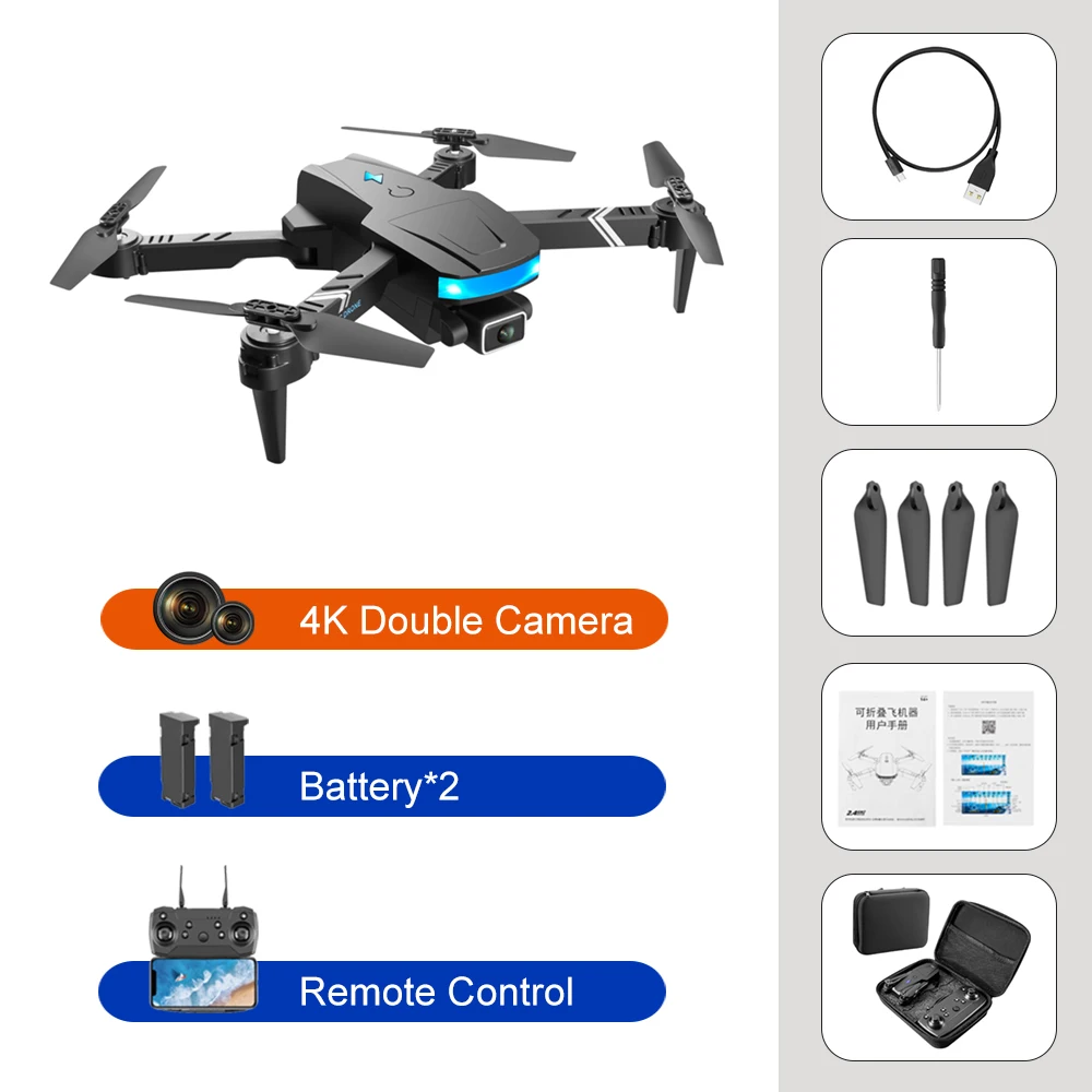 2.4 g remote control quadcopter Drones with Camera for Adults 4k,Foldable Remote Control Quadcopter,Wifi Real-time Transmission of Pictures and Videos,Headless orb remote control mini quadcopter RC Quadcopter